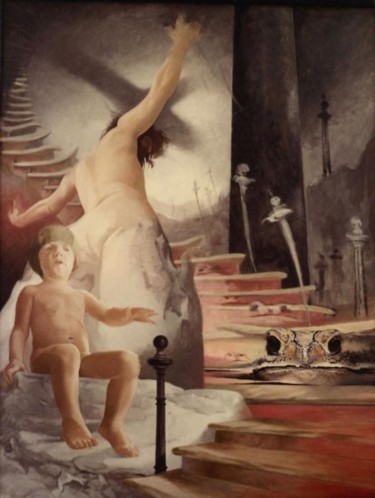 Pittura intitolato "Délivrance, Les con…" da Hugues Delbergue, Opera d'arte originale