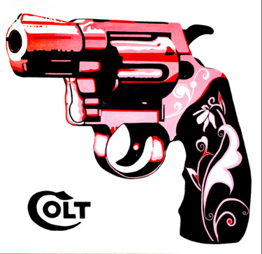 Pintura titulada "Colt" por Hugues Rubio, Obra de arte original, Oleo
