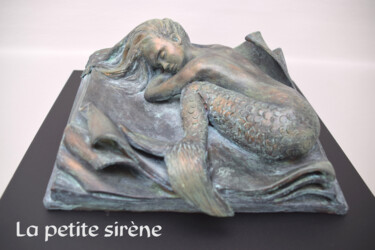 Skulptur mit dem Titel "la-petite-sirene.jpg" von Huguette Felicite, Original-Kunstwerk