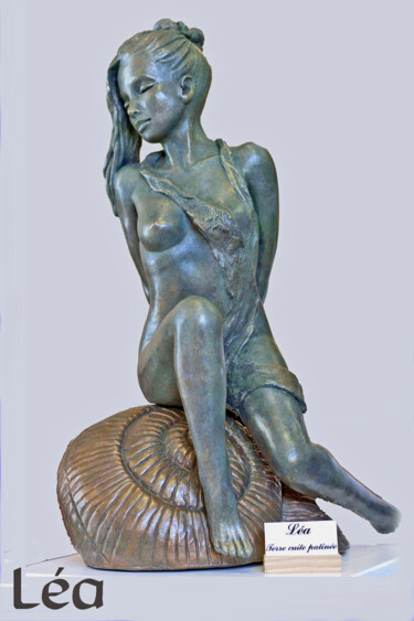 Skulptur mit dem Titel "lea.jpg" von Huguette Felicite, Original-Kunstwerk