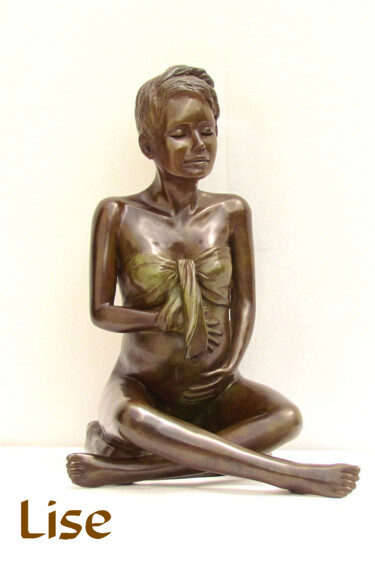 Skulptur mit dem Titel "lise.jpg" von Huguette Felicite, Original-Kunstwerk