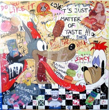 Painting titled "IT'S JUST A MATTER…" by Johanne 8, Original Artwork