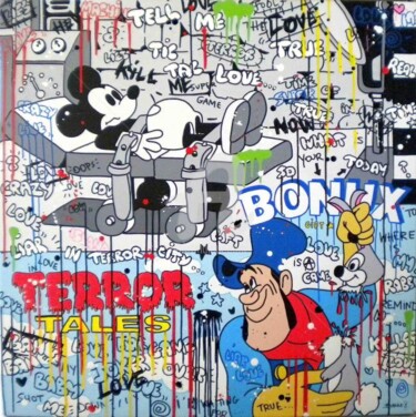 Painting titled "BONUX GIFT IN TERRO…" by Johanne 8, Original Artwork