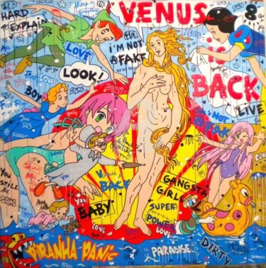 Картина под названием "VENUS S BACK / Gale…" - Johanne 8, Подлинное произведение искусства