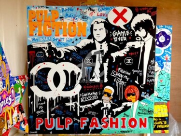 Painting titled "pulp fashion 2" by Johanne 8, Original Artwork
