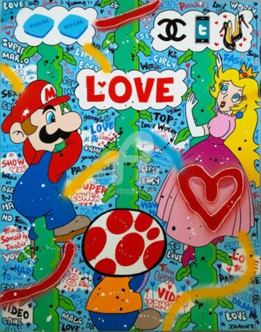 Painting titled "LEVEL OF LOVE / Gal…" by Johanne 8, Original Artwork
