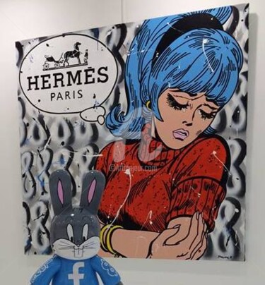 "Hermes - PARIS" başlıklı Tablo Johanne 8 tarafından, Orijinal sanat, Petrol