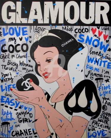 Painting titled "coco-glamour. Galer…" by Johanne 8, Original Artwork