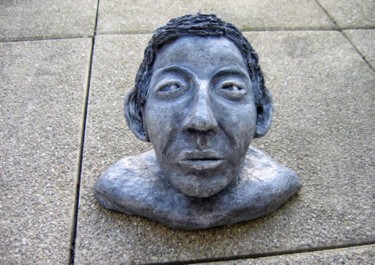 Sculpture titled "L'homme que l'on n'…" by Claude Rivière, Original Artwork
