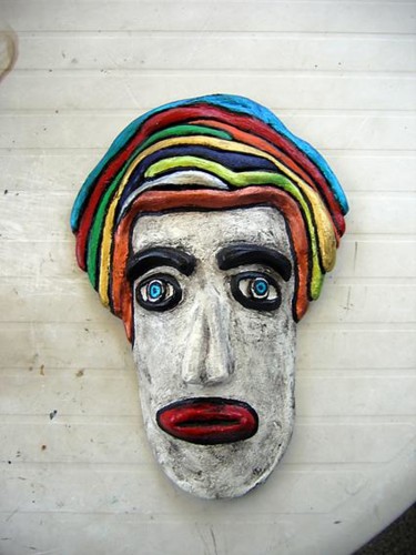 Sculpture intitulée "masque.jpg" par Claude Rivière, Œuvre d'art originale