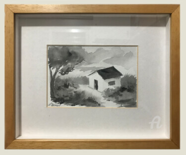Dessin intitulée "Nankin House" par Humberto Cesar Pornaro, Œuvre d'art originale, Encre