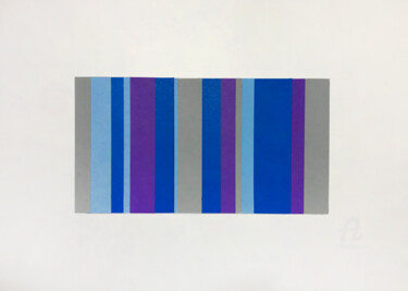 제목이 "Collage Blue Vertic…"인 콜라주 Humberto Cesar Pornaro로, 원작, 콜라주