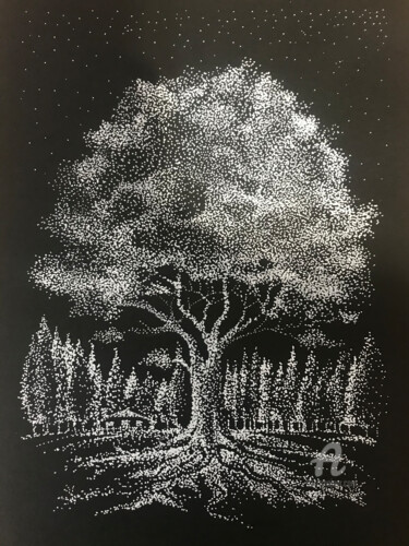 绘画 标题为“Tree of life” 由Humberto Cesar Pornaro, 原创艺术品, 丙烯
