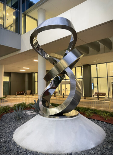 Sculpture intitulée "Symphony" par Hunter Brown, Œuvre d'art originale, Métaux