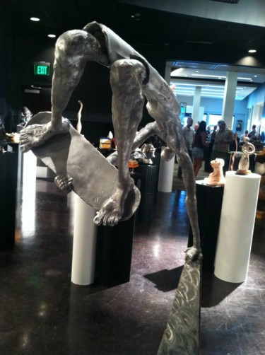 Sculpture titled "momentous" by Hunter Brown, Original Artwork, Metals