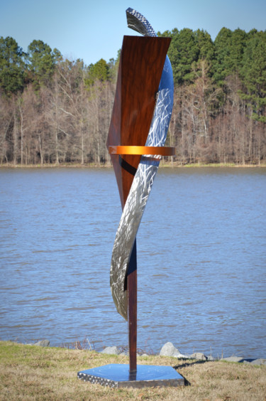 Sculpture titled "escape-view-2.jpg" by Hunter Brown, Original Artwork, Metals