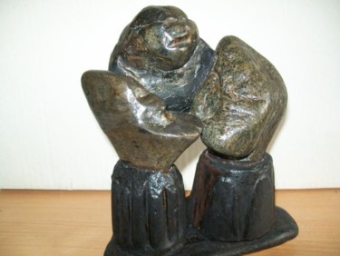 Sculpture titled "Parallel Worlds" by Neil Bernardis, Original Artwork, Stone