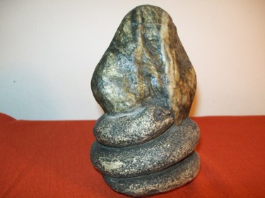 Sculpture titled "Struggle with Tempt…" by Neil Bernardis, Original Artwork, Stone