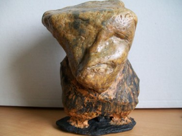 Sculpture titled "Cerber" by Neil Bernardis, Original Artwork, Stone