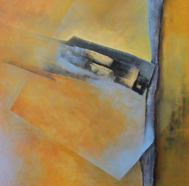 Painting titled "Yellow submarine" by Flo, Original Artwork, Acrylic