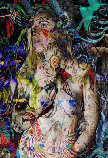 Urban Aphrodite Pintura Mitologia, tinta, figurativo, obra de arte por Henrique Vieira Filho
