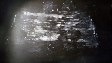 Peinture intitulée "Tâche bichrome susp…" par Plante Verte, Œuvre d'art originale, Acrylique