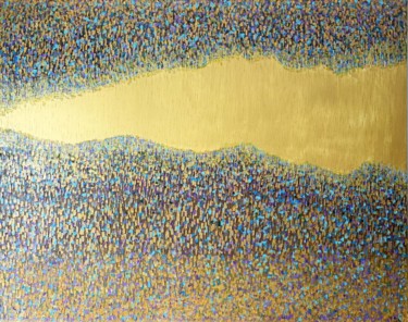 Peinture intitulée "Gleam -0220" par Hyun Ae Kang, Œuvre d'art originale, Huile