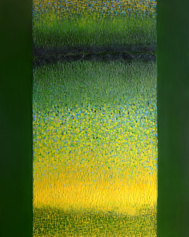 Malerei mit dem Titel "Spring 5A20" von Hyun Ae Kang, Original-Kunstwerk, Öl