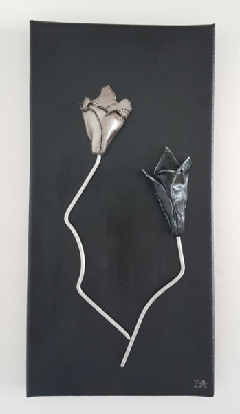 Sculpture titled "Amour intense" by Isabelle Angele, Original Artwork