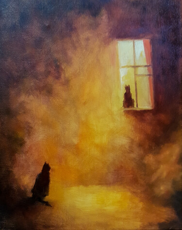 Another life - story 2 Painting titled "Another life - stor…" by Igor Makeev, Original Art, Oil