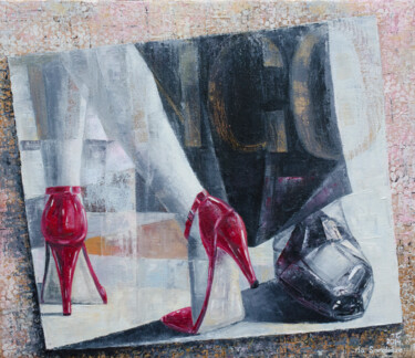 Painting titled "Tango" by Iia Saralidze, Original Artwork, Oil