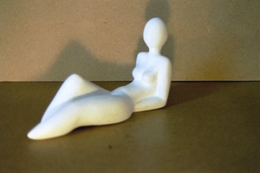 Sculpture intitulée "La détente" par Isabelle Motte, Œuvre d'art originale, Coulage