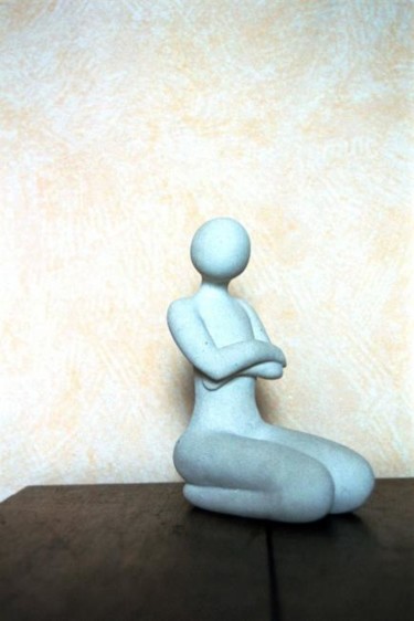 雕塑 标题为“l'homme assis” 由Isabelle Motte, 原创艺术品, 石