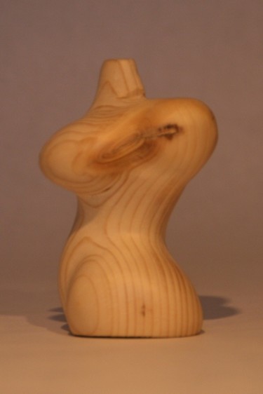 Sculpture intitulée "Le parfum" par Isabelle Motte, Œuvre d'art originale, Bois