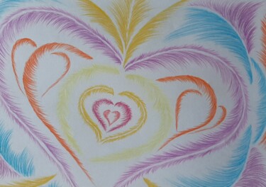Dessin intitulée "Amour éternel" par Iakim, Œuvre d'art originale, Crayon
