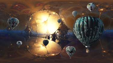 Digital Arts titled "Extreme Balloonists" by Rikkihop, Original Artwork, 3D Modeling