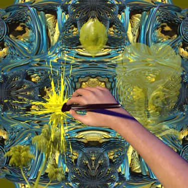 Digital Arts titled "The Hand Of The Art…" by Rikkihop, Original Artwork, 3D Modeling