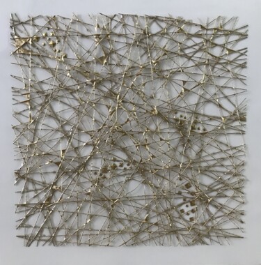 Textile Art titled "Tangled" by Iana Volga, Original Artwork, Thread