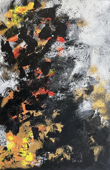Картина под названием "Darkness Recedes" - Iana Volga, Подлинное произведение искусства, Акрил