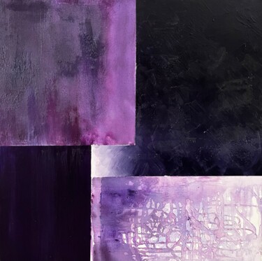 Ζωγραφική με τίτλο "Purple Day" από Iana Volga, Αυθεντικά έργα τέχνης, Ακρυλικό