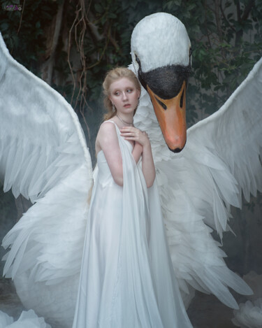 Photography titled "Swan girl" by Ianina Ermakova, Original Artwork, Digital Photography