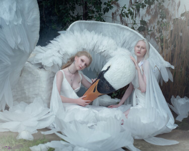 Fotografie mit dem Titel "The grai sisters" von Ianina Ermakova, Original-Kunstwerk, Digitale Fotografie
