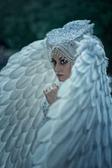 Fotografia intitolato "The Swan Princess" da Ianina Ermakova, Opera d'arte originale, Fotografia digitale