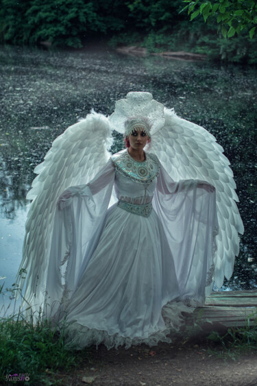 Fotografie getiteld "The Swan Princess I…" door Янина Ермакова, Origineel Kunstwerk, Digitale fotografie