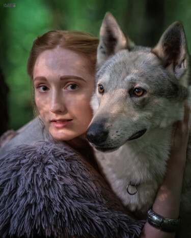 Fotografie mit dem Titel "Sansa Stark" von Ianina Ermakova, Original-Kunstwerk, Digitale Fotografie