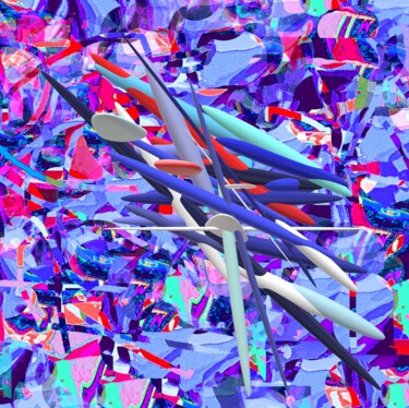 Arts numériques intitulée "-THE UNION OF OPPOS…" par Iannilli  Laila Antonella, Œuvre d'art originale, Modélisation 3D
