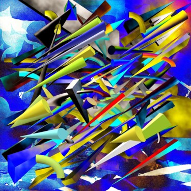 Цифровое искусство под названием "Direct collisions i…" - Iannilli  Laila Antonella, Подлинное произведение искусства, 3D мо…