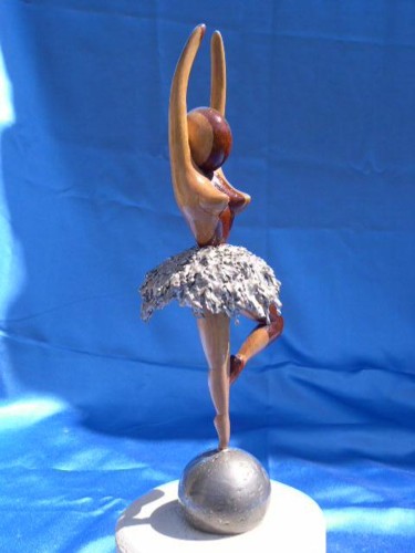 Sculpture intitulée "Dana en Tutu" par Lionel Ibanez, Œuvre d'art originale