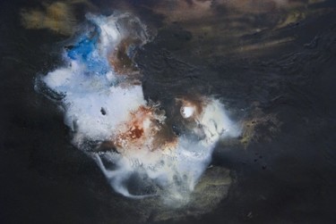 Pintura titulada "galaxia 5" por Ibeth Muttis, Obra de arte original, Oleo