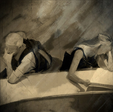 Digital Arts titled "isolation.jpg" by Ibeth Muttis, Original Artwork, Digital Painting